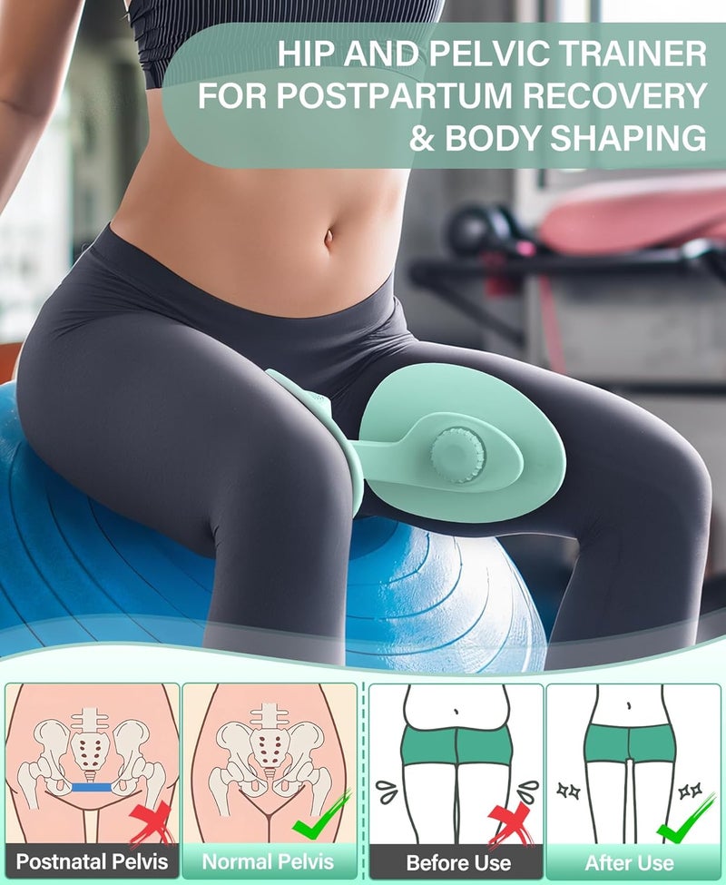 TINRIEF Kegel Exerciser, Pelvic Floor Muscle Exercise Devices for Women, Inner Thigh Exerciser Leg Workout Equipment Thigh Trainer for Male Hip Trimmer Inner Thigh Toner Workout - Image 4